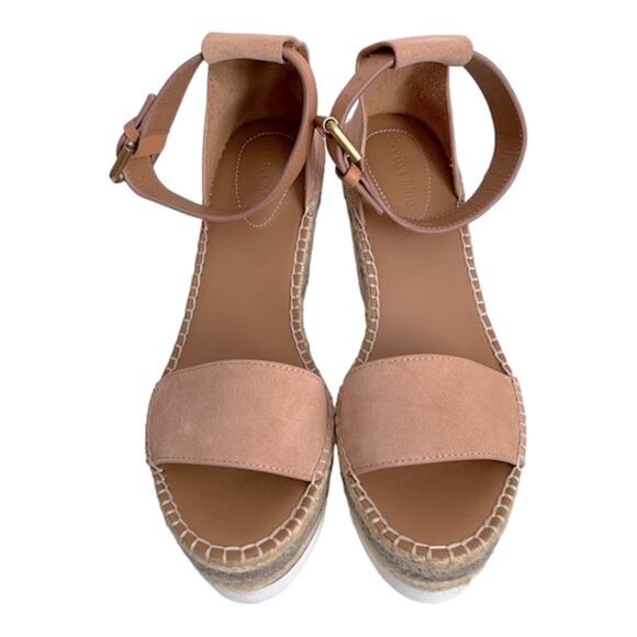 See By Chloe Suede Rope Wedge Platform Sandals Size 40 EU - Picture 4 of 15